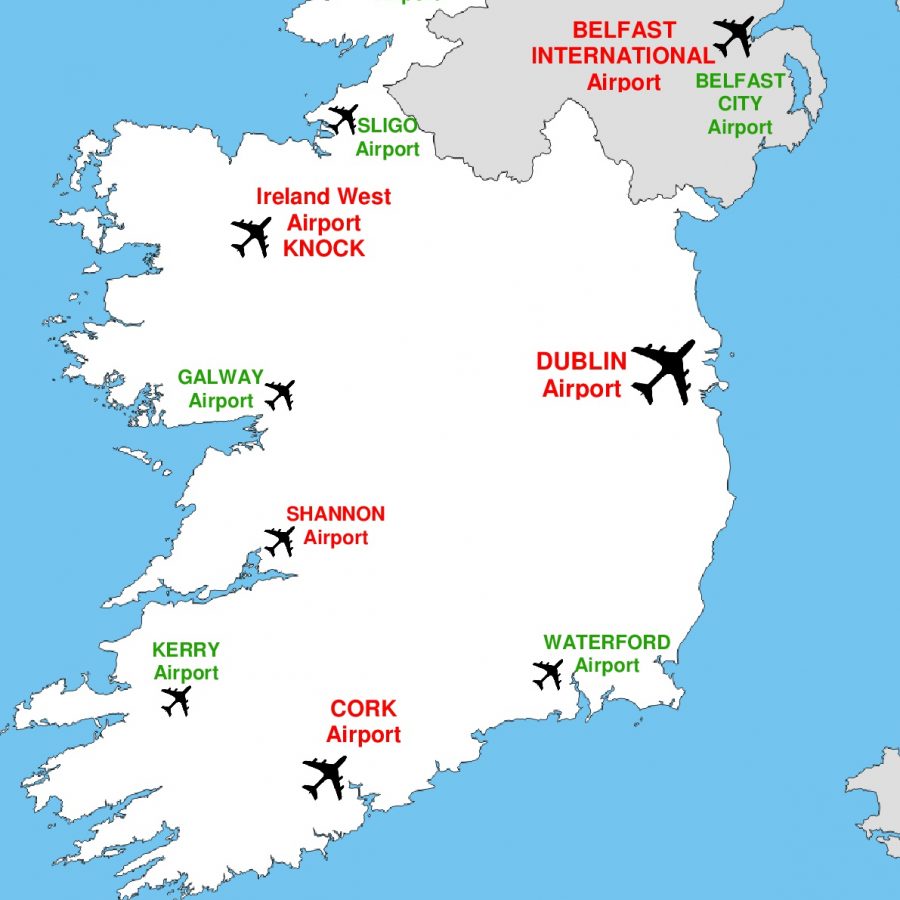 Aeropuertos en Irlanda