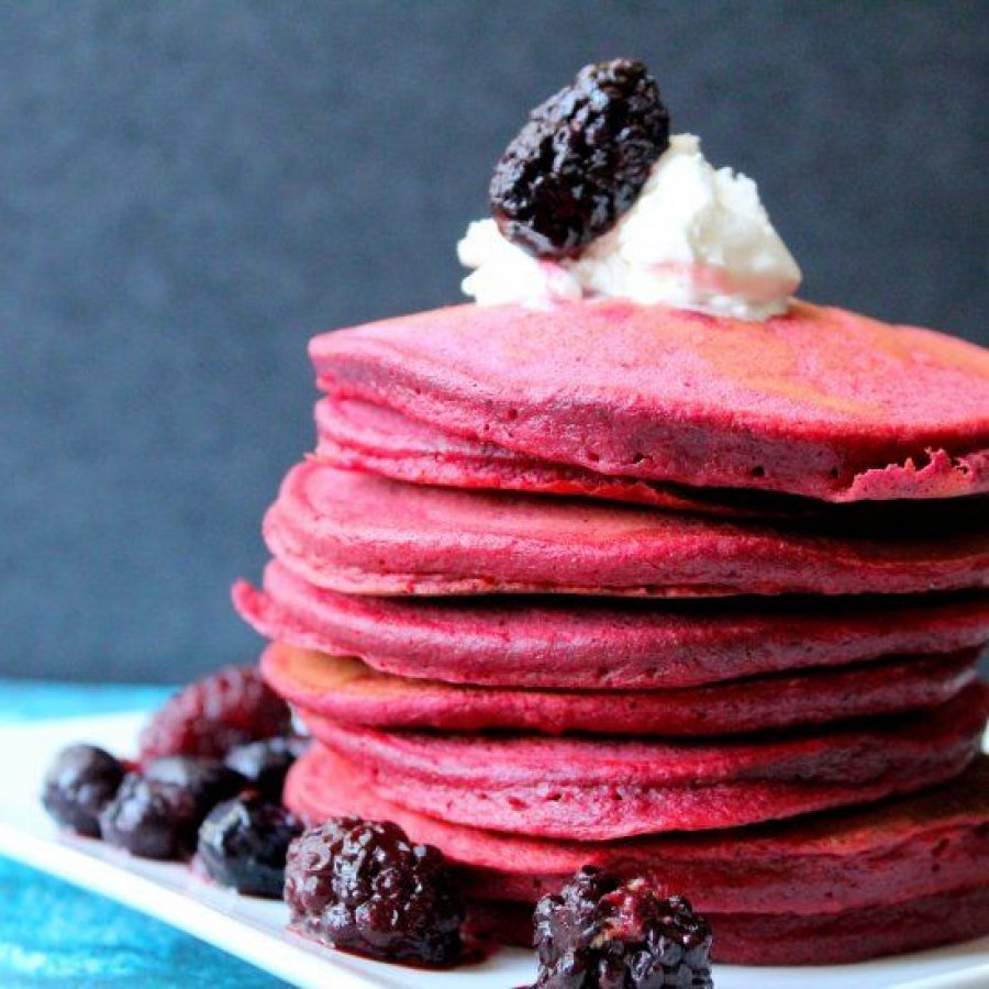 Pancakes de colores o Pink Pancakes